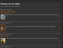 Tablet Screenshot of flowersonmytable.blogspot.com