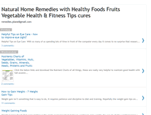 Tablet Screenshot of natural-home-remedies-healthy-foods.blogspot.com