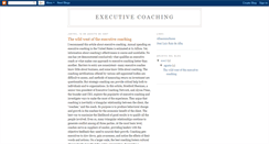 Desktop Screenshot of coachingexecutive.blogspot.com