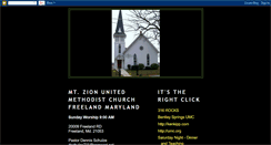 Desktop Screenshot of mtzionumcfreeland.blogspot.com