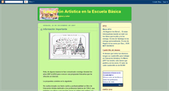 Desktop Screenshot of educacionartisticamariangelica.blogspot.com