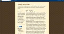 Desktop Screenshot of burnedoutteacher.blogspot.com