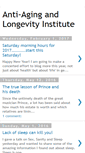 Mobile Screenshot of anti-aging-longevity-institute.blogspot.com
