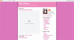 Desktop Screenshot of kitten-monkey.blogspot.com