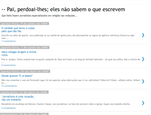 Tablet Screenshot of elesnaosabem.blogspot.com