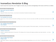 Tablet Screenshot of incenseguru.blogspot.com