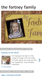 Mobile Screenshot of fortney-family.blogspot.com