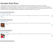 Tablet Screenshot of glendaledailyphoto.blogspot.com