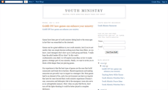 Desktop Screenshot of christian-youth-ministry.blogspot.com