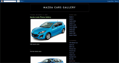 Desktop Screenshot of mazda-cars-gallery.blogspot.com