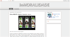 Desktop Screenshot of inmoralidade.blogspot.com