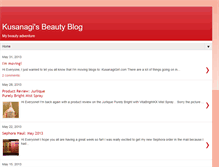 Tablet Screenshot of kusanagigirlbeautyblog.blogspot.com