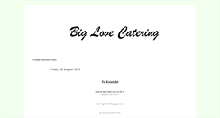 Desktop Screenshot of biglovecatering.blogspot.com