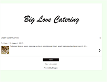 Tablet Screenshot of biglovecatering.blogspot.com