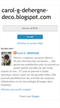 Mobile Screenshot of carol-g-dehergne-deco.blogspot.com