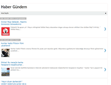 Tablet Screenshot of habergundem.blogspot.com