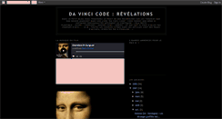 Desktop Screenshot of davincicoderevelations.blogspot.com