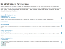 Tablet Screenshot of davincicoderevelations.blogspot.com