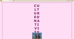Desktop Screenshot of culturednativity.blogspot.com