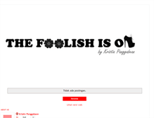 Tablet Screenshot of foolishisme.blogspot.com