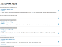 Tablet Screenshot of meekermedia.blogspot.com