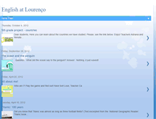 Tablet Screenshot of englishatlourenco.blogspot.com