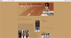 Desktop Screenshot of makeup-diaries.blogspot.com