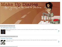 Tablet Screenshot of makeup-diaries.blogspot.com