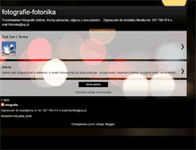 Tablet Screenshot of fotonika-fotografie.blogspot.com