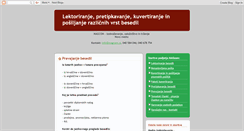 Desktop Screenshot of besedilo.blogspot.com