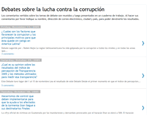 Tablet Screenshot of debatesanticorrupcion.blogspot.com