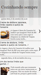 Mobile Screenshot of cozinhando-flavinha.blogspot.com