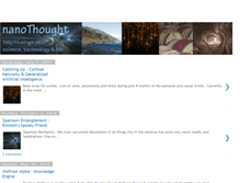 Tablet Screenshot of nanothought.blogspot.com