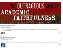 Tablet Screenshot of academicfaithfulness.blogspot.com