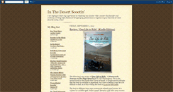 Desktop Screenshot of inthedesertscootin.blogspot.com