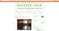 Desktop Screenshot of ecokidzclub.blogspot.com