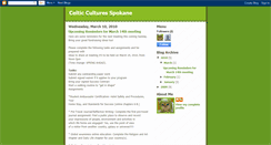 Desktop Screenshot of celticculturesspokane.blogspot.com