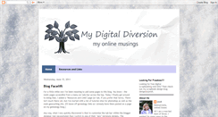 Desktop Screenshot of mydigitaldiversion.blogspot.com