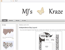 Tablet Screenshot of mjskraze.blogspot.com