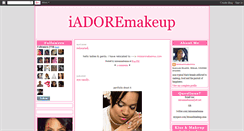 Desktop Screenshot of iadoremakeup.blogspot.com