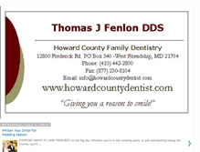 Tablet Screenshot of howardcountydentist.blogspot.com