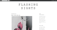 Desktop Screenshot of flashingsights.blogspot.com