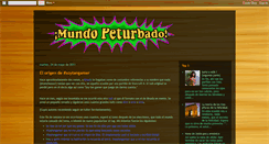 Desktop Screenshot of peturbado.blogspot.com