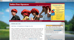 Desktop Screenshot of indian-tour-operators.blogspot.com