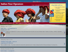 Tablet Screenshot of indian-tour-operators.blogspot.com