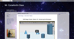 Desktop Screenshot of mrcomeford.blogspot.com