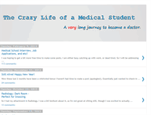 Tablet Screenshot of crazylifemedstudent.blogspot.com