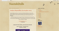 Desktop Screenshot of naorahragdolls.blogspot.com