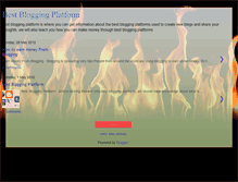Tablet Screenshot of bestbloggingplatform.blogspot.com