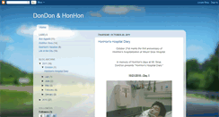 Desktop Screenshot of dondonandhonhon.blogspot.com
